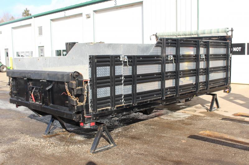 2014 15' Dumping Stake body Truck Bed Used O Reilly Equipment
