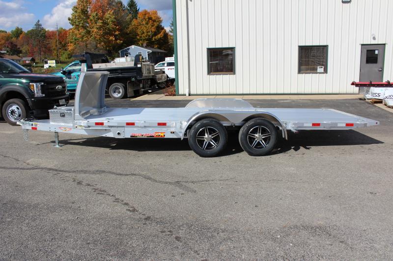 2023 H & H Trailer 7' x 18' Speed Loader Power Tilt Aluminum Car Hauler - 7000# GVW