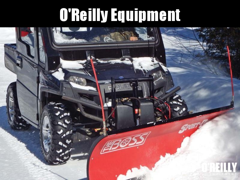2022 BOSS Poly 6' UTV Straight Blade Plow System Plow O Reilly