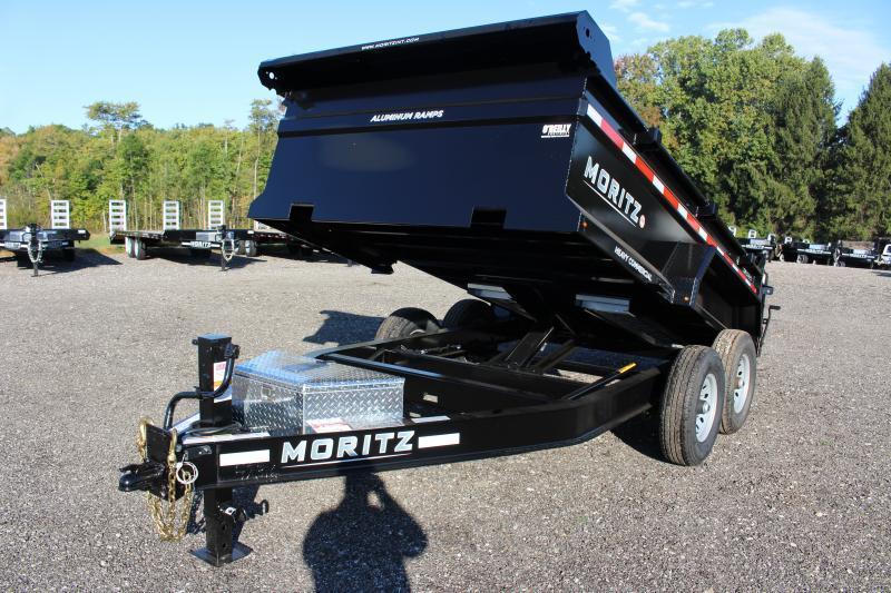 2023 Moritz 6' 10" x 12' Heavy Commercial DLH Series Dump Trailer