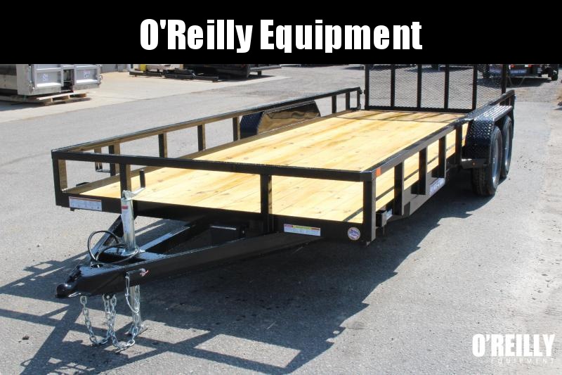 2023 SureTrac 7' x 20' Utility Trailer 7000 GVW O Reilly Equipment Flatbed & Dump