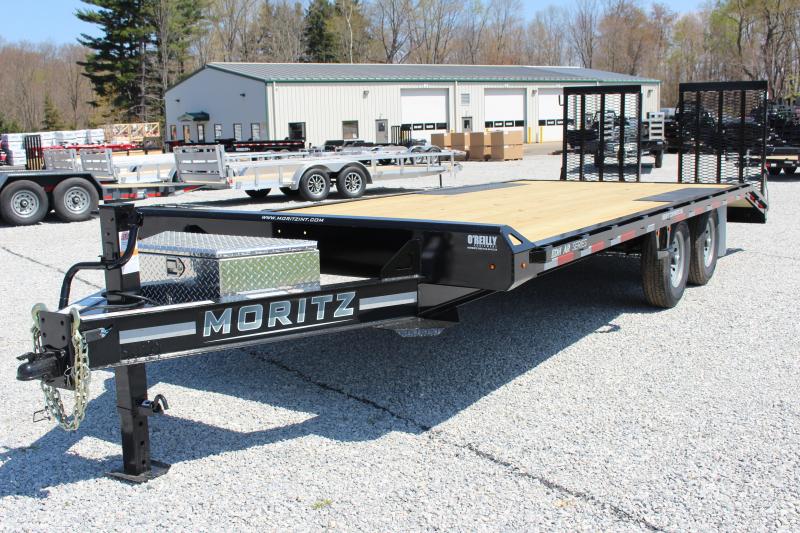 2022 Moritz EDBH 8' 6" x 18' + 4' Deck Over - 14000# GVW - SPLIT MESH RAMPS 2022 Moritz EDBH 8' 6" x 18' + 4' Deck Over - 14000# GVW - SPLIT MESH RAMPS