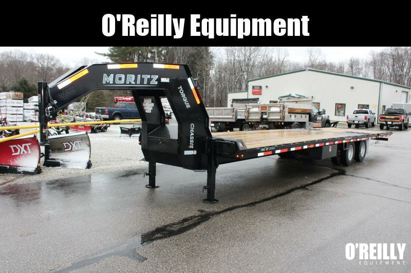 2024 Moritz FDGH-HT 34' Gooseneck Deckover Flatbed Trailer - Hydraulic Tail  - 25900# GVW | O Reilly Equipment | Flatbed & Dump Trailers in Cleveland OH