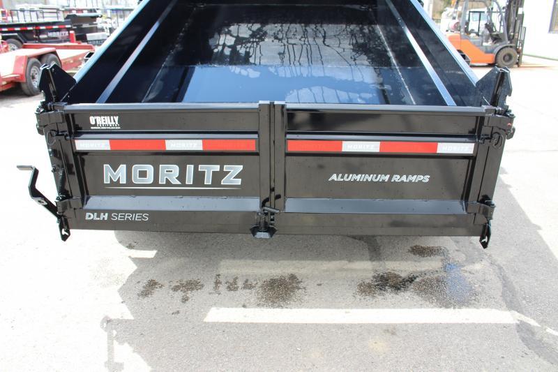 2023 Moritz 6'10" x 12' Heavy Commercial DLGH Series Gooseneck Dump