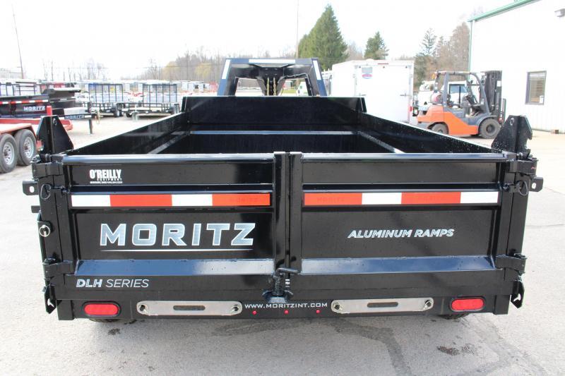 2023 Moritz 6'10" x 12' Heavy Commercial DLGH Series Gooseneck Dump
