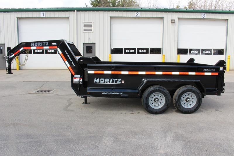2023 Moritz 6'10" x 12' Heavy Commercial DLGH Series Gooseneck Dump