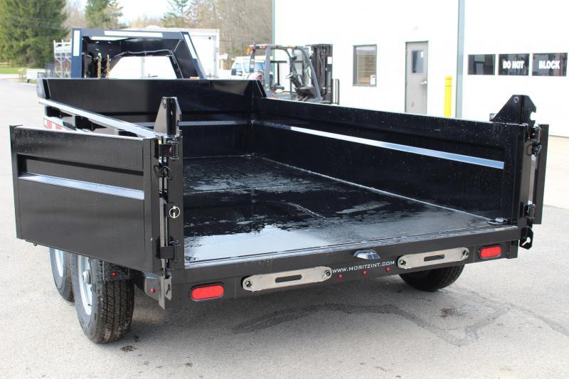 2023 Moritz 6'10" x 12' Heavy Commercial DLGH Series Gooseneck Dump