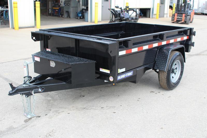 2021 Sure-Trac 5' x 8' Dump Trailer - 5000# GVW 2021 Sure-Trac 5' x 8' Dump Trailer - 5000# GVW