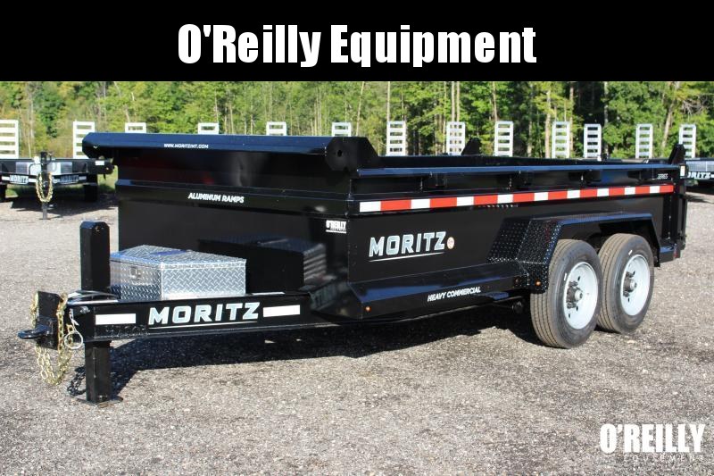 2023 Moritz 6' 10" x 14' HD Dump Trailer - 16000# GVW Single Ram - Aluminum Ramps 2023 Moritz 6' 10" x 14' HD Dump Trailer - 16000# GVW Single Ram - Aluminum Ramps