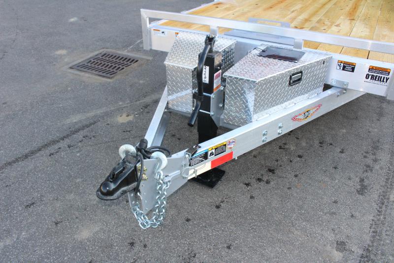 2023 H & H Trailer 7' x 18' Speed Loader Power Tilt Aluminum Car Hauler