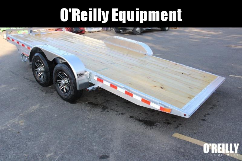 2023 H & H Trailer 7' x 18' Speed Loader Power Tilt Aluminum Car Hauler