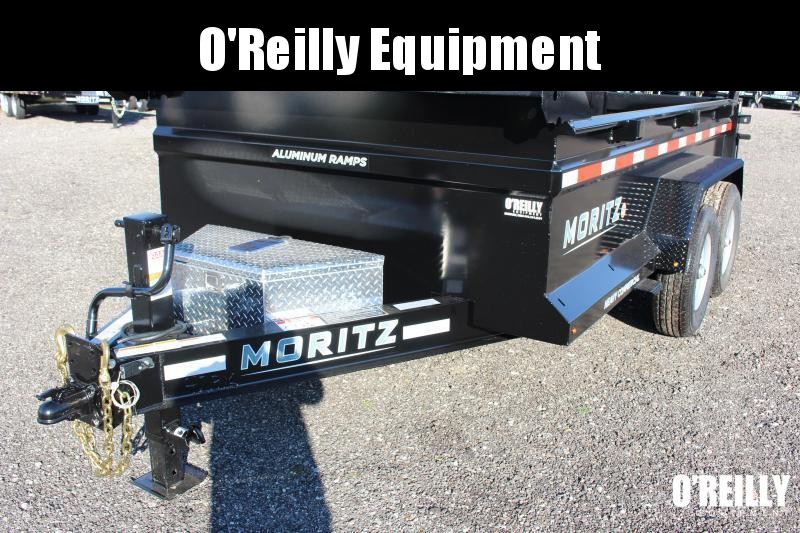 2022 Moritz 6' 10" x 12' HD Dump Trailer - 12000# GVW - Single Ram - Aluminum Ramps 2022 Moritz 6' 10" x 12' HD Dump Trailer - 12000# GVW - Single Ram - Aluminum Ramps