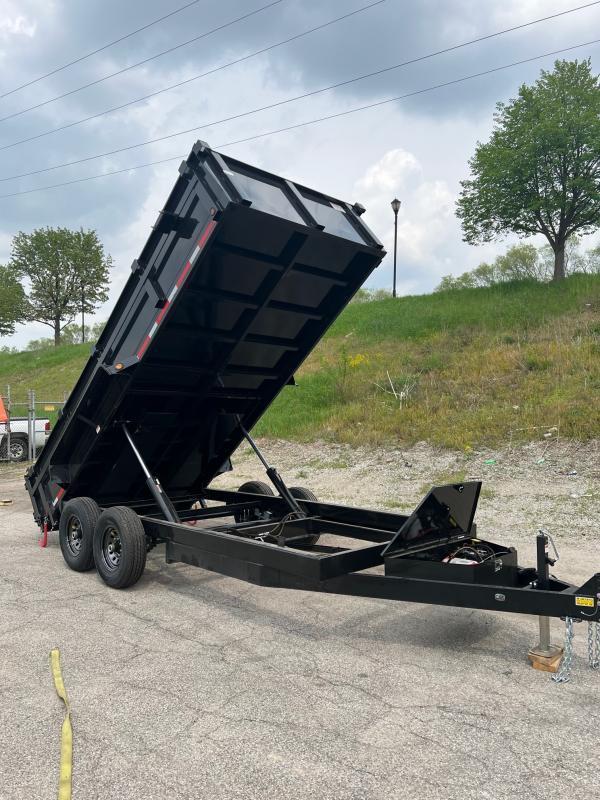 2023 Quality Steel CJ 83"X16' 14K GVWR Dump Trailer #230143 2023 Quality Steel CJ 83"X16' 14K GVWR Dump Trailer #230143