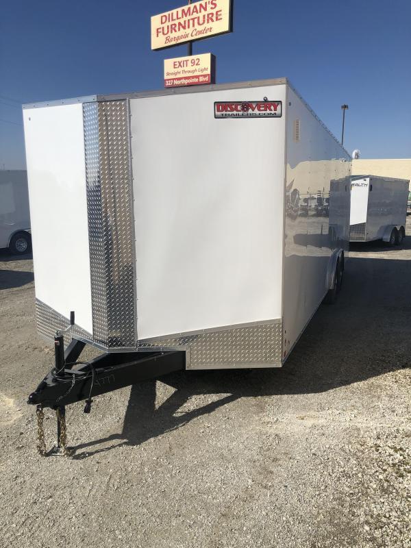 2021 Discovery Challenger ET 8.5X24 7K GVWR Enclosed Car Trailer $5875 2021 Discovery Challenger ET 8.5X24 7K GVWR Enclosed Car Trailer $5875