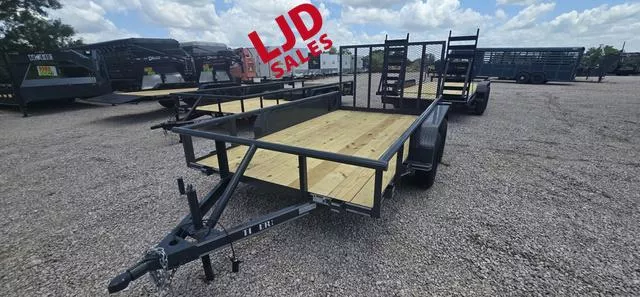 2025 Tiger Trailers - Utility Trailer - 77"X12' - 4' Gate - 4500 GVWR