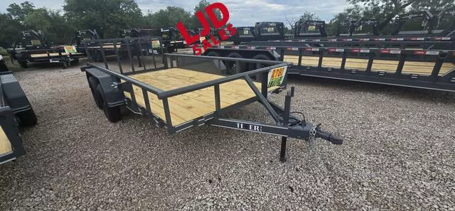 2025 Tiger - 77" X 14' - Utility Trailer - 4500 GVWR - - Dovetail - 3' GATE