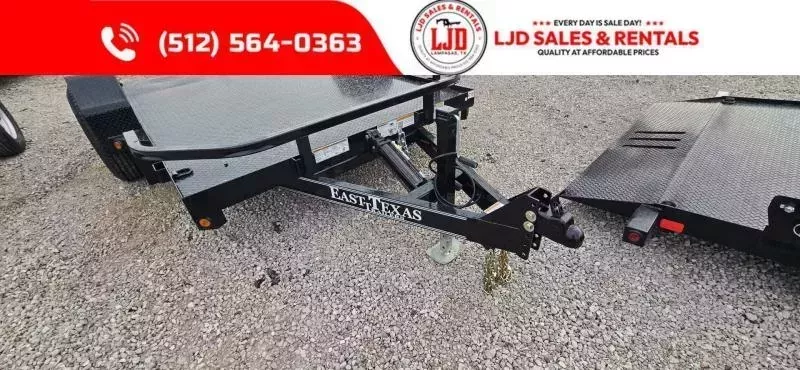 2026 East Texas Scissor Hauler Tilt Trailer 12' Equipment Trailer