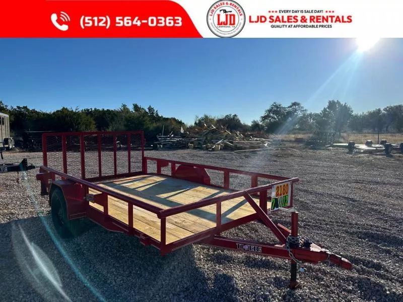 2026 Tiger - 77x12 - Utility Trailer - 4'Gate - Utility Trailer