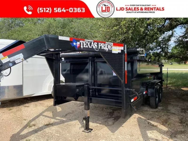 2026 Texas Pride - 14'x3' - 3 Way Gate - 16K GVWR Dump Trailer