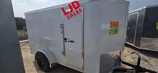 2025 Stallion - Enclosed Cargo Trailer - 5'X10' - RAMP DOOR - 2990 LBS GVWR