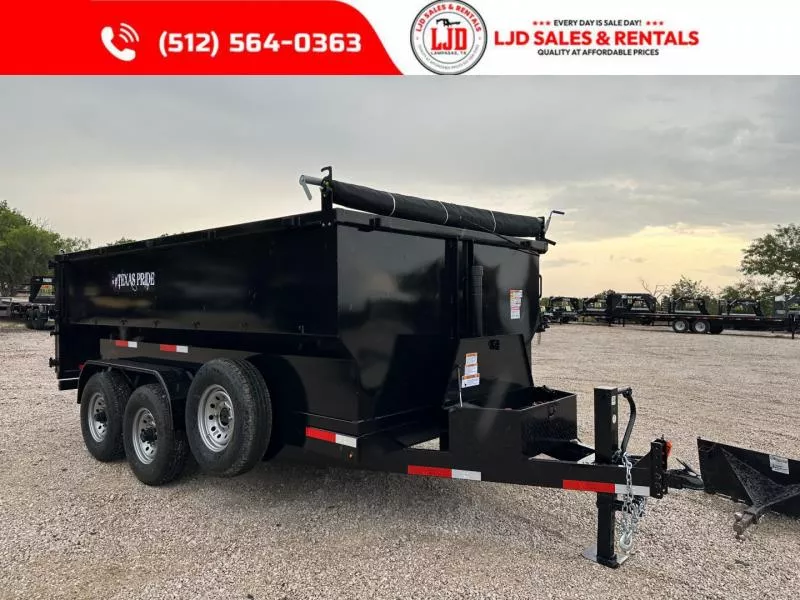 2026 Texas Pride Trailers  - 16'x4' - 16K GVWR Dump Trailer