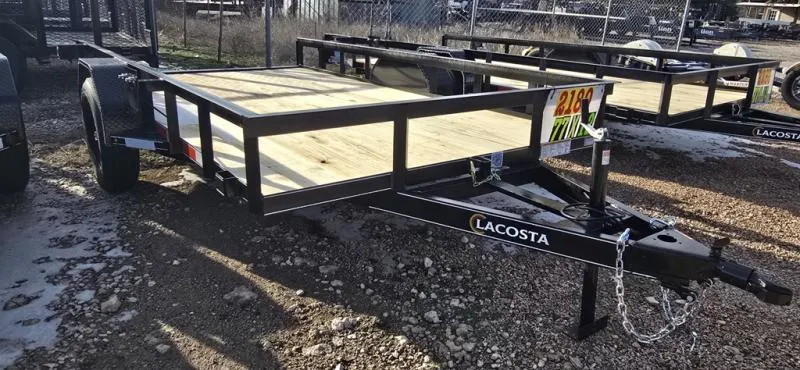 2026 Lacosta Trailers - Utility Trailer - 77" X 12' - 