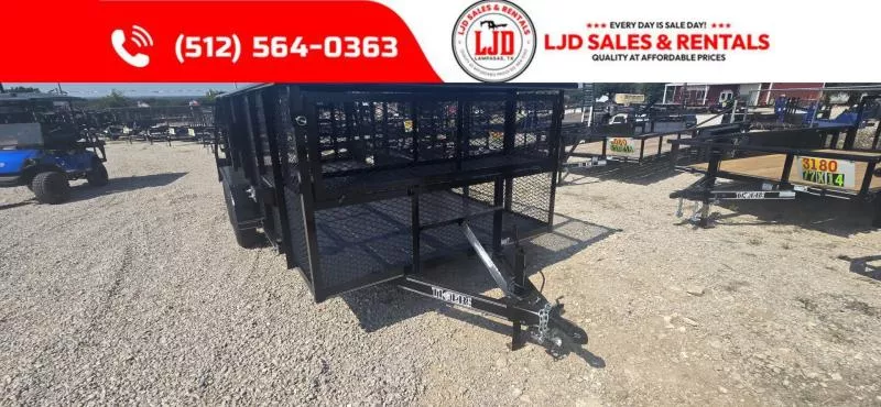 2025 Tiger 83" x 16' Landscape Trailer - 7K GVWR - Brakes