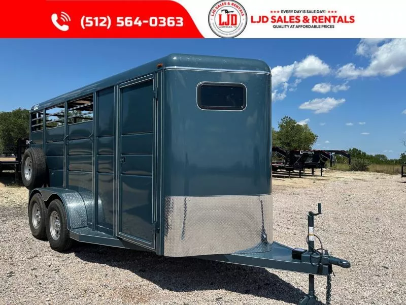 2026 Calico Trailers 17'X7' - 3 Horse Slant / Ranch King Pkg. Trailer