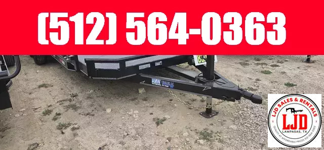 2025-AMW—Car-Hauler-/-Equipment-Trailer-83X20—Steel-Floor-5200LB-Axles ...