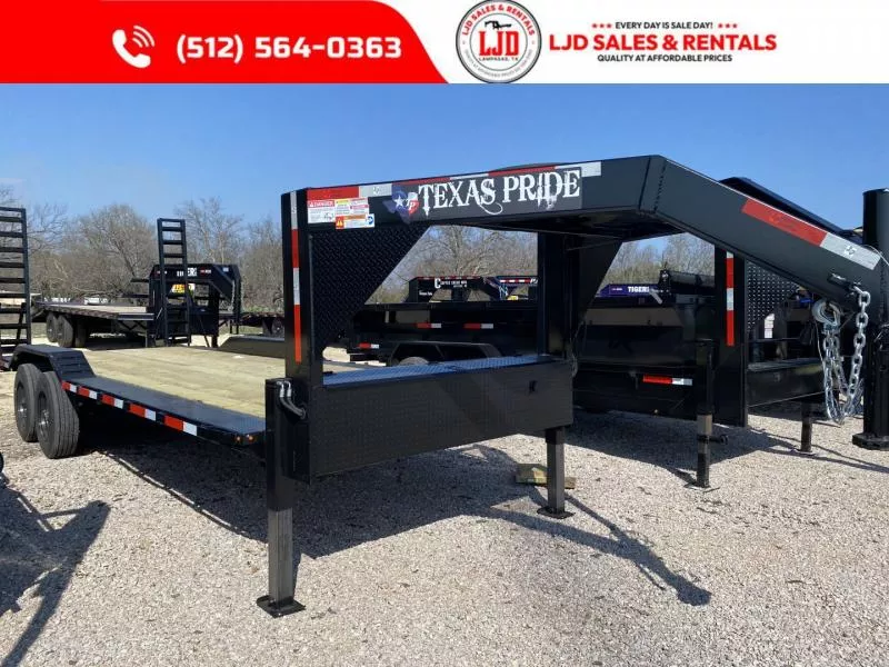 2025 Texas Pride -Gooseneck DOF Trailer- Hydraulic Jacks - 20K GVWR 
