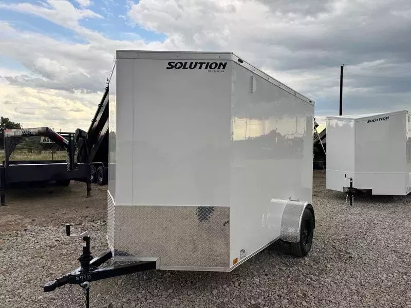 2025 Stallion - Enclosed Cargo Trailer - 6'X12' - RAMP DOOR - 2990 LBS GVWR