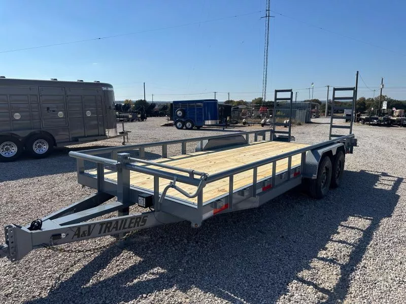 2026  - A & V - 83" X 20' - Pipe Top - Equipment Trailer