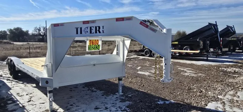 2026 Tiger Trailers Gooseneck 102" X 24' 