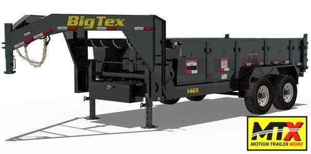 2021 Big Tex 7x14 Gooseneck 14GX 14K Dump w/ Slide-In Ramps 2021 Big Tex 7x14 Gooseneck 14GX 14K Dump w/ Slide-In Ramps