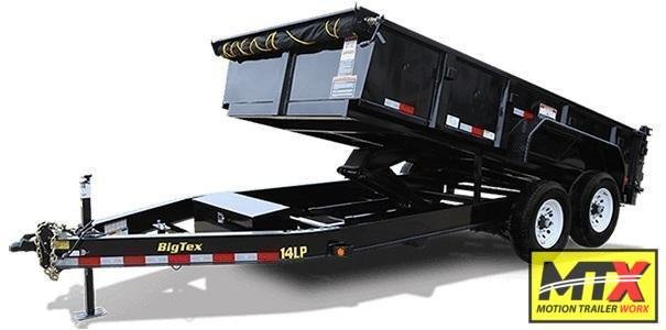 2023 Big Tex 7x16 LP Low Pro 14K Dump w/ Slide-In Ramps 2023 Big Tex 7x16 LP Low Pro 14K Dump w/ Slide-In Ramps