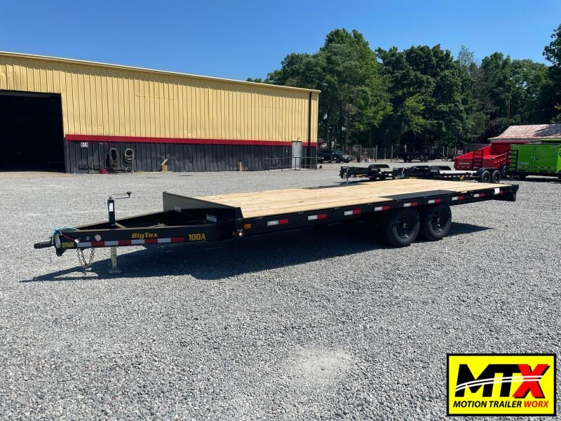 2022 Big Tex Trailers 20' 10OA 10K Flat Bed Trailer w/ Slide out Ramps 2022 Big Tex Trailers 20' 10OA 10K Flat Bed Trailer w/ Slide out Ramps