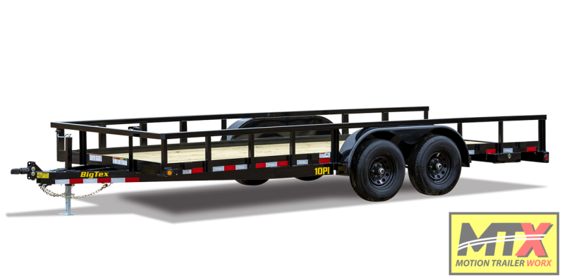 2022 Big Tex 20ft 10PI 10K Equipment Trailer w/ Slide in Ramps 2022 Big Tex 20ft 10PI 10K Equipment Trailer w/ Slide in Ramps