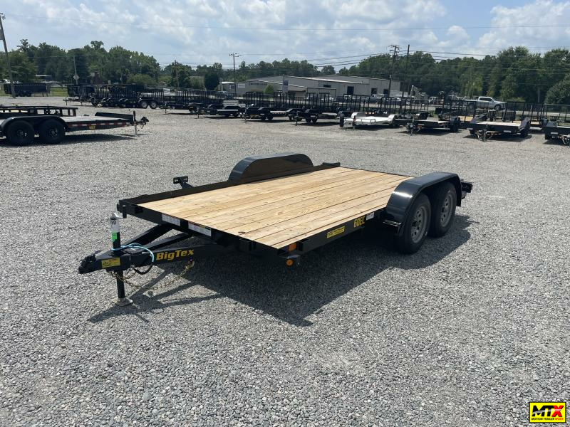 2022 Big Tex 18' 60EC Car Trailer w/ Slide in Ramps MTX Trailer l Big