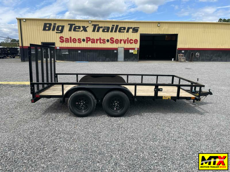 2025 Big Tex 14' 60PI w/ 4' Spring Assist Tailgate in Glen