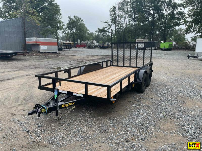 2023 Big Tex Trailers 16' 70PI w/ 2' Metal Sides & 4' Spring Assist