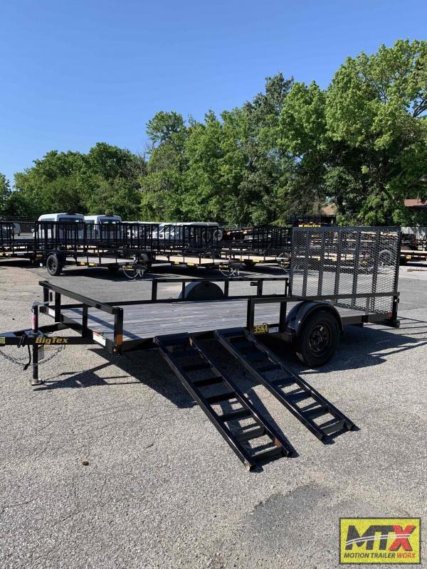 2021 Big Tex 7x1414 RSX ATV Trailer w/ Side Ramps & 4' Spring Assist Tailgate 2021 Big Tex 7x1414 RSX ATV Trailer w/ Side Ramps & 4' Spring Assist Tailgate