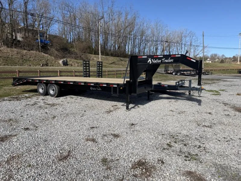 2026 Native Trailers 97x25 Gooseneck