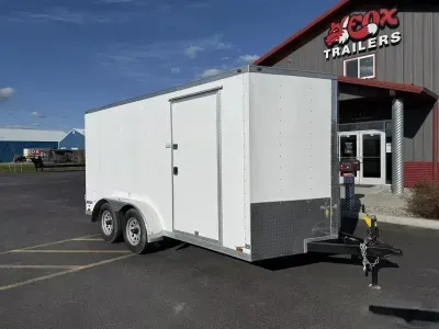 2027 Continental Cargo 7x14 V-Series with Barn Doors
