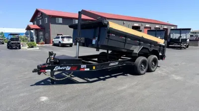 2027 Liberty Trailers 83" x 14' Dump Trailer with Telescopic Cylinder
