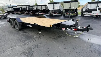 2027 Liberty Trailers 83" x 18' Car Hauler with Toolbox, Winch Plate & Dovetail