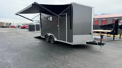 2026 Continental Cargo 8' x 16' V-Series with 110V Power, Awning, & More!