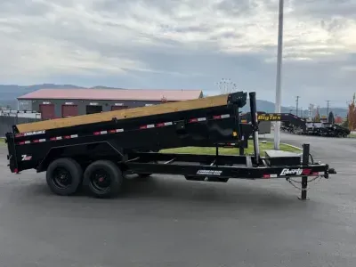 2027 Liberty Trailers 83" x 16' Dump Trailer with Telescopic Cylinder & 8k Axles