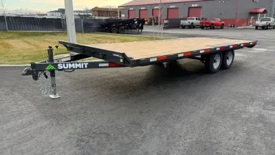 2027 Summit 8.5 x 20 Deckover Trailer with Pull Out Ramps