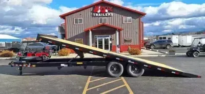 2027 Big Tex Trailers 102" x 24' Deckover Power Tilt with Winch Plate