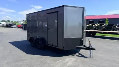 2027 Continental Cargo 7' x 14' V-Series with Rear Barn Doors